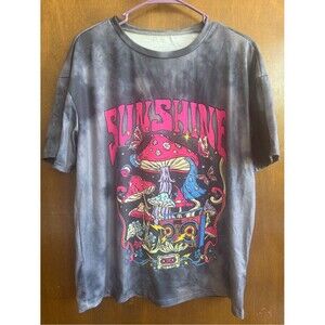 Gray Fabric mushroom shirt